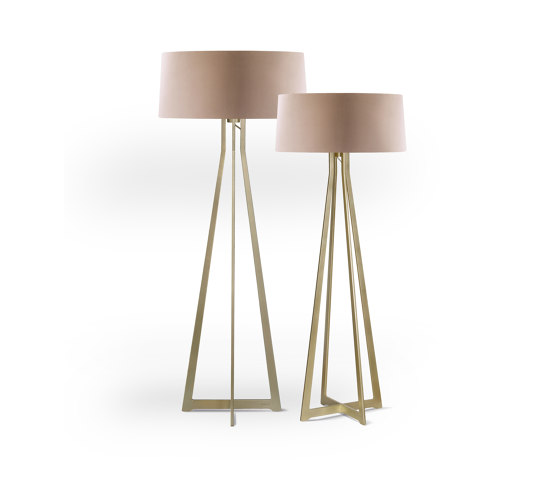 No. 47 Floor Lamp Velvet Collection - Rose The - Brass | Free-standing lights | BALADA & CO.