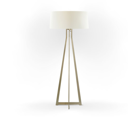 No. 47 Floor Lamp Velvet Collection - Magnolia - Brass | Standleuchten | BALADA & CO.