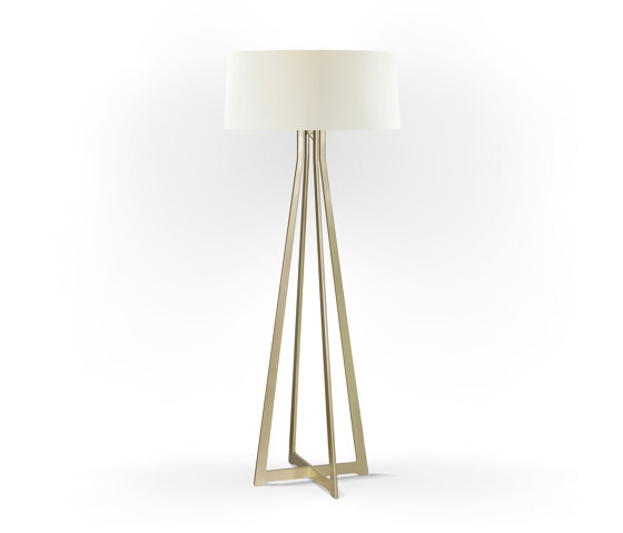 No. 47 Floor Lamp Velvet Collection - Magnolia - Brass | Free-standing lights | BALADA & CO.