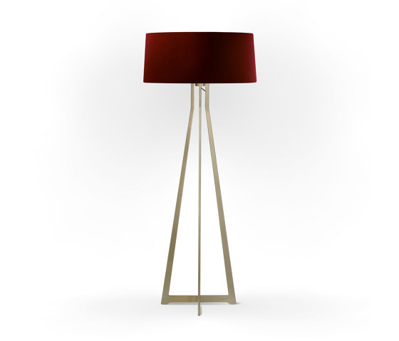 No. 47 Floor Lamp Velvet Collection - Cayenne - Brass | Lampade piantana | BALADA & CO.