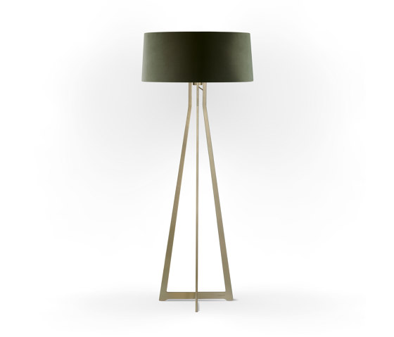 No. 47 Floor Lamp Velvet Collection - Mousse - Brass | Lampade piantana | BALADA & CO.