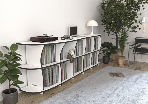vinyl record shelf | Erika | Shelving | form.bar