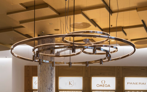 Klarlund Axel Towers chandelier | Lampadari | Okholm Lighting
