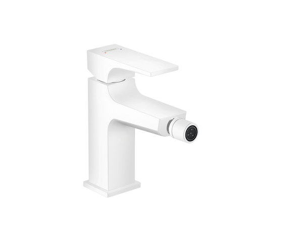 hansgrohe Metropol Single lever bidet mixer with lever handle and push-open waste set | Bidet taps | Hansgrohe