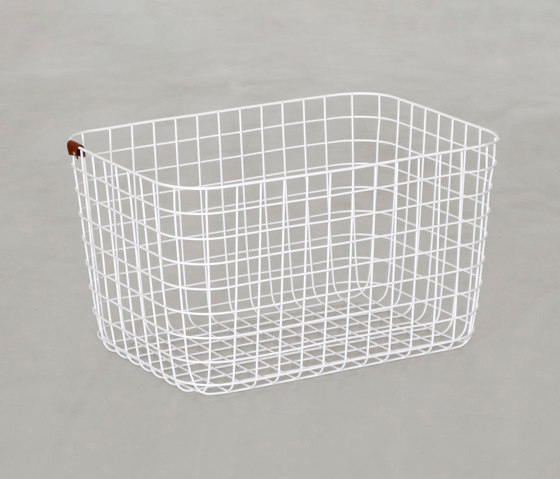 Wire Basket | L | white | Storage boxes | Moheim