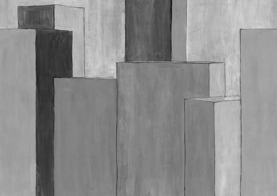 Prisma Gouache Grey | Wandbilder / Kunst | TECNOGRAFICA