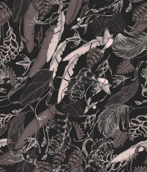 Tropical Foliage Black | Wall art / Murals | TECNOGRAFICA