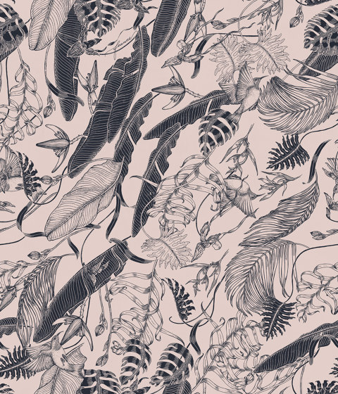 Tropical Foliage Cream | Wandbilder / Kunst | TECNOGRAFICA