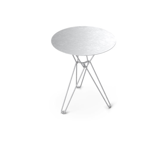 Tio Dining Table D60 - Galvanised | Tables de bistrot | Massproductions