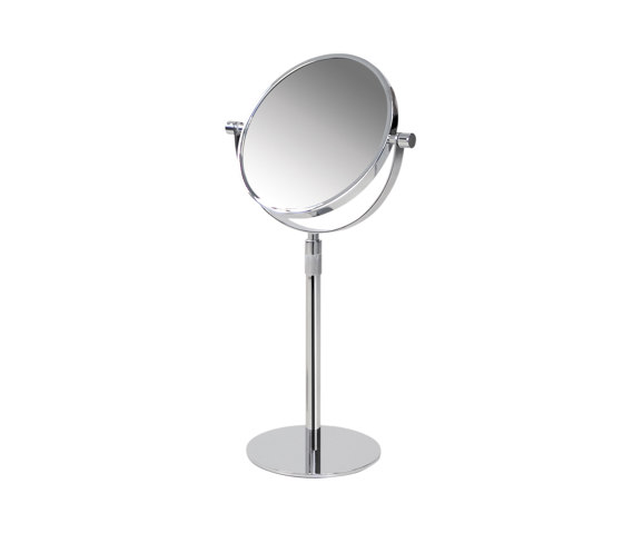 Standing magnifying mirror (3 times), adjustable in height | Badspiegel | COLOMBO DESIGN