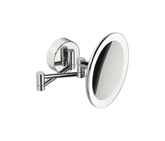 Specchio ingranditore a muro (3x) con luce LED (220V) incorporata | Specchi da bagno | COLOMBO DESIGN