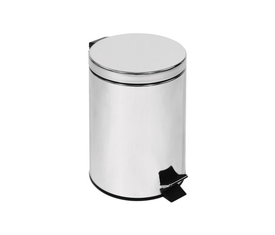 Small pedal bin, stainless steel (L 5) | Poubelles de salle de bain | COLOMBO DESIGN