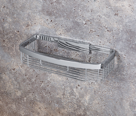 Removable single corner basket for shower | Schwammhalter | COLOMBO DESIGN