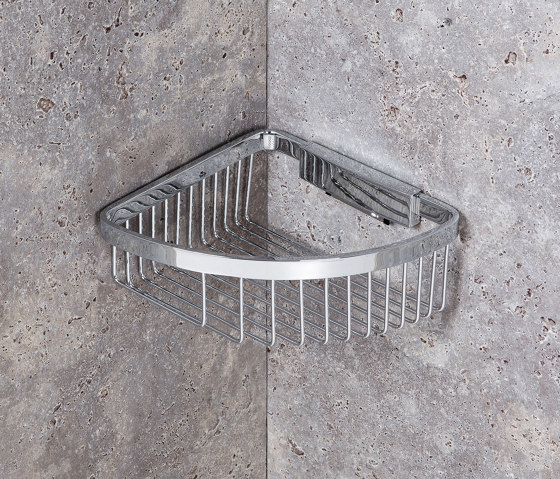 Removable single corner basket for shower | Schwammhalter | COLOMBO DESIGN