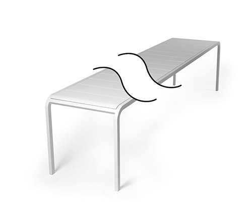 Tandem | Custom-made table width 70 | Tavoli pranzo | EGO Paris