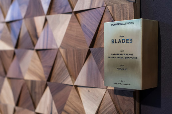 Blades | Wood panels | Wonderwall Studios