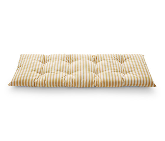 Barriere Cushion 125x43 Golden Yellow Stripe | Coussins d'assise | Skagerak