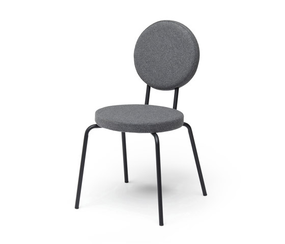 Option Chair Grey Round Seat Round Back | Chairs | PUIK