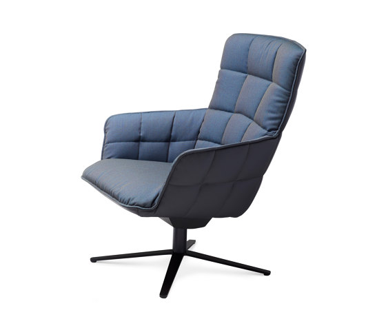 Marla | Easy Chair High with x-base frame | Poltrone | FREIFRAU MANUFAKTUR