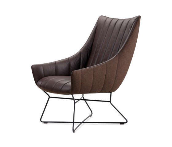 Rubie | Bar Lounge Chair with wire frame | Sillones | FREIFRAU MANUFAKTUR