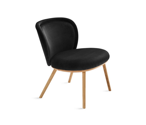 Ona | Cocktail Chair with wooden frame | Sillones | FREIFRAU MANUFAKTUR
