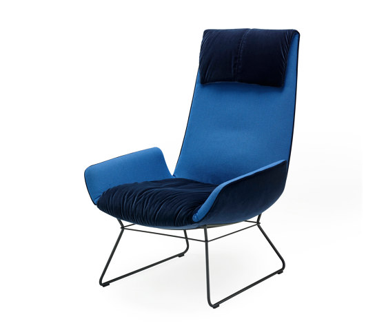 Amelie | Lounge Chair with wire frame | Armchairs | FREIFRAU MANUFAKTUR