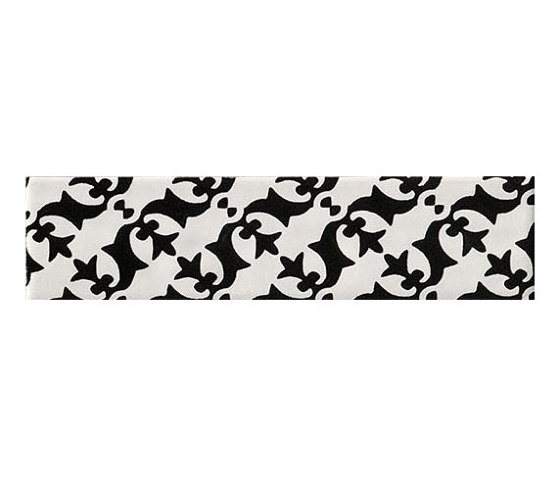 Chelsea Brick Black&White Deco | Carrelage céramique | Fap Ceramiche