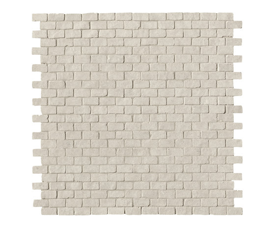 Lumina Stone Grey Brick Mosaico Anticato | Mosaïques céramique | Fap Ceramiche