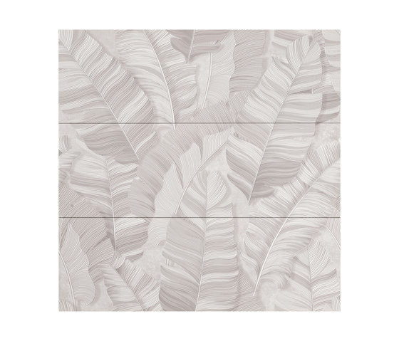 Nux Foliage White Inserto Mix | Lastre ceramica | Fap Ceramiche