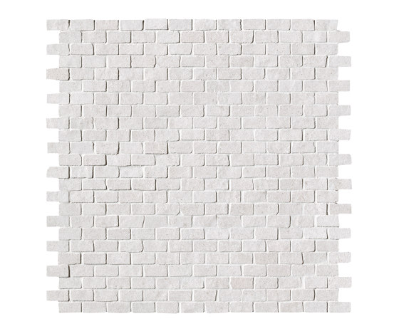 Nux White Brick Mosaico Anticato | Mosaici ceramica | Fap Ceramiche