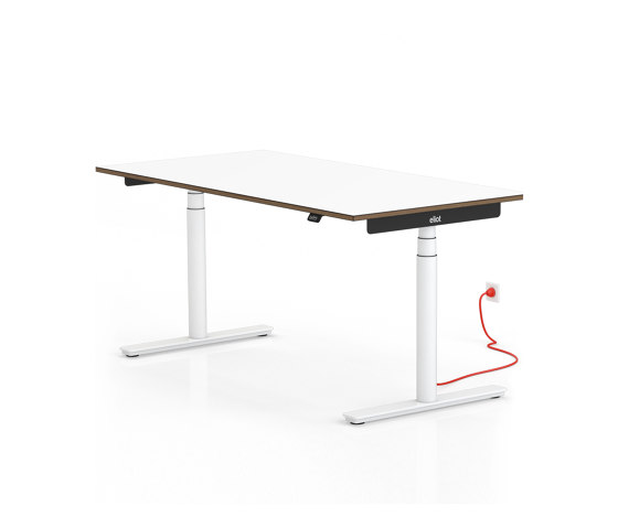 Eliot Original White mit Tischplatte Design White | Tischgestelle | Smartfurniture