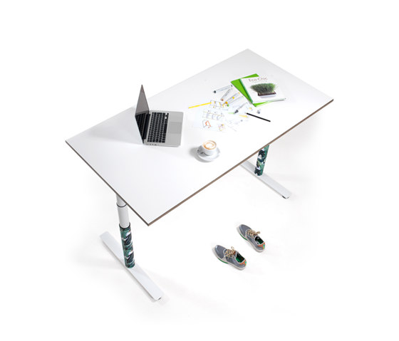 Eliot Original White with tabletop Design White | Trestles | Smartfurniture