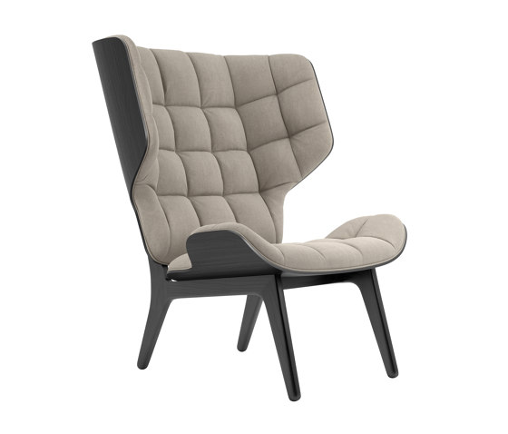 Mammoth Chair, Black / Canvas Washed Beige | Armchairs | NORR11
