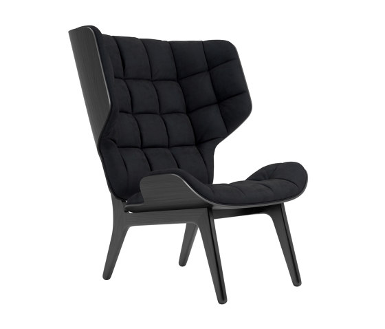 Mammoth Chair, Black / Velvet Midnight Blue | Poltrone | NORR11