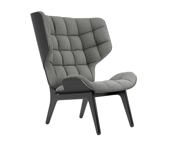 Mammoth Chair, Black / Wool: Light Grey | Poltrone | NORR11