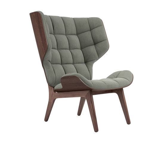 Mammoth Chair, Dark Stained / Canvas Washed Green | Poltrone | NORR11