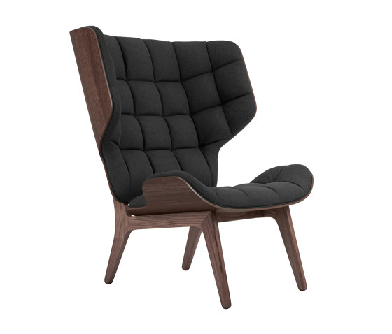 Mammoth Chair, Dark Stained / Wool: Coal Grey | Sillones | NORR11