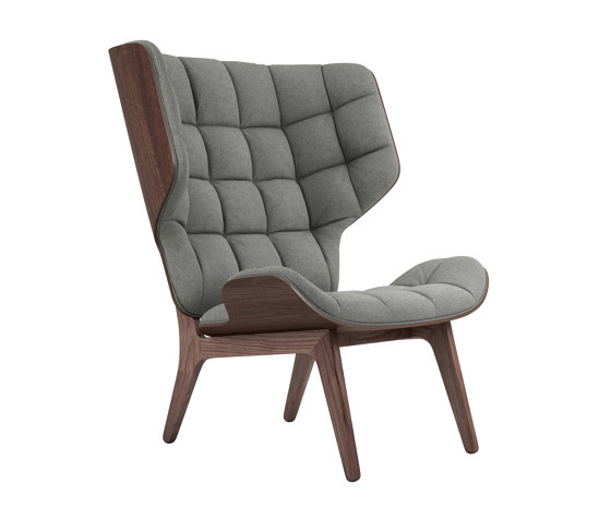 Mammoth Chair, Dark Stained / Wool: Lightgrey | Sessel | NORR11