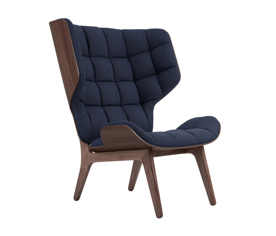 Mammoth Chair, Dark Stained / Wool: Navyblue | Armchairs | NORR11
