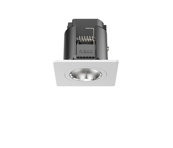 SPARK Downlight 800 with quadratic rim white | Recessed ceiling lights | RIBAG
