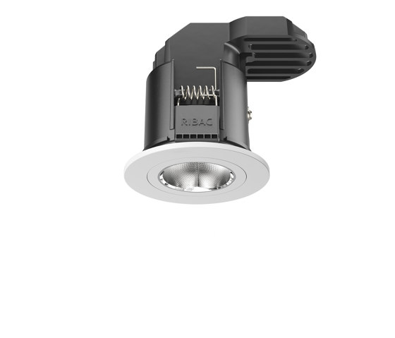 SPARK Downlight 1400 with round rim white | Recessed ceiling lights | RIBAG