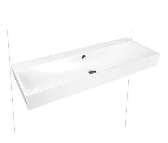Silenio wall-hung double washbasin alpine white matt | Lavabi | Kaldewei
