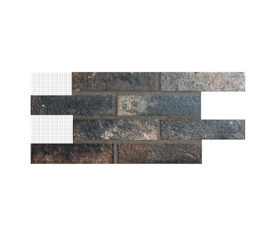 The Wall Dark | Mosaïques céramique | Rondine