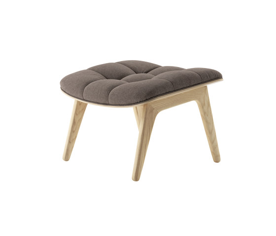Mammoth Ottoman, Natural / Wool: Fawn | Poufs | NORR11