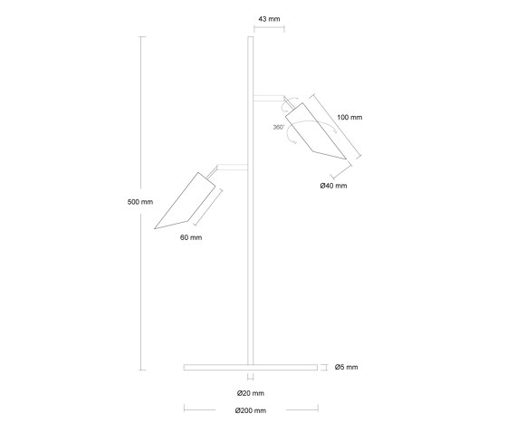 Maceo-T | Table lights | Urbi et Orbi