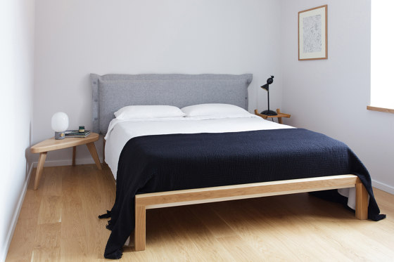Pure Solid Oak Bed Frame with Upholstery | H 626 EM | Letti | Hans Hansen & The Hansen Family