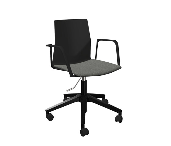 FourCast®2 Wheeler upholstery armchair | Sedie ufficio | Four Design