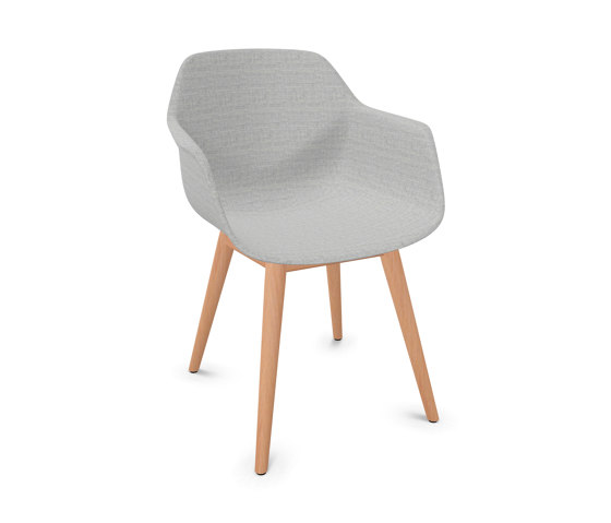 FourMe® 44 upholstery wooden legs | Chairs | Four Design