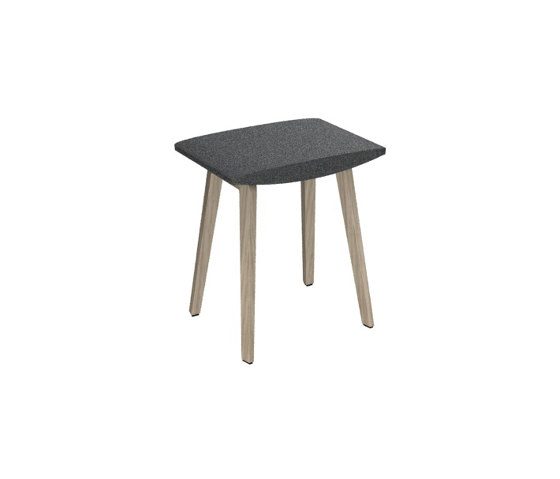 Four Stools 74 upholstery, wooden legs | Sgabelli | Ocee & Four Design
