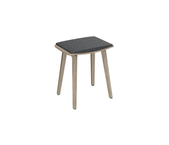 Four Stools 74 upholstery, wooden legs | Taburetes | Ocee & Four Design